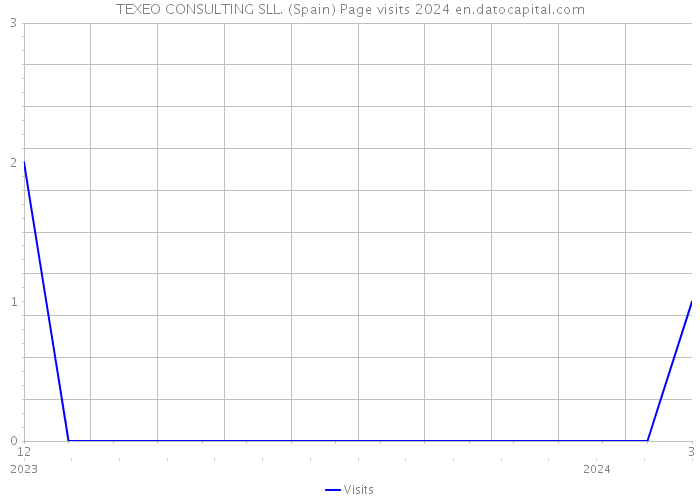 TEXEO CONSULTING SLL. (Spain) Page visits 2024 