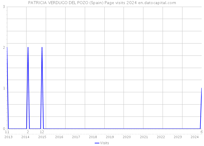 PATRICIA VERDUGO DEL POZO (Spain) Page visits 2024 
