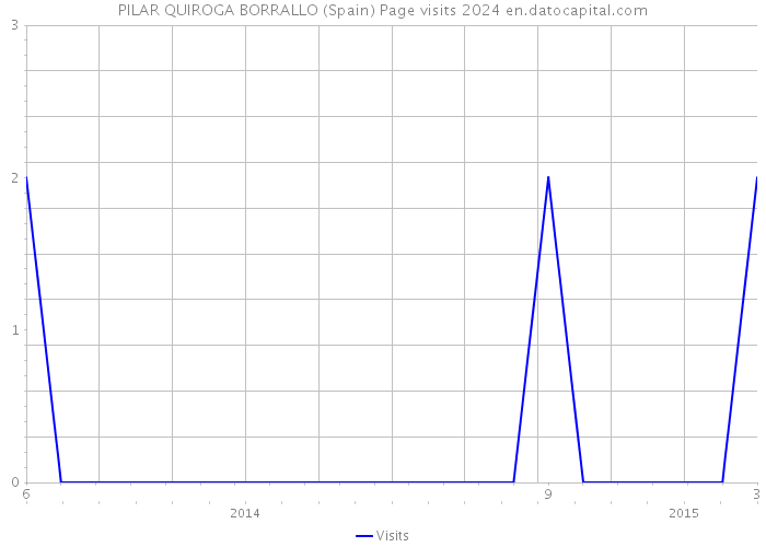 PILAR QUIROGA BORRALLO (Spain) Page visits 2024 