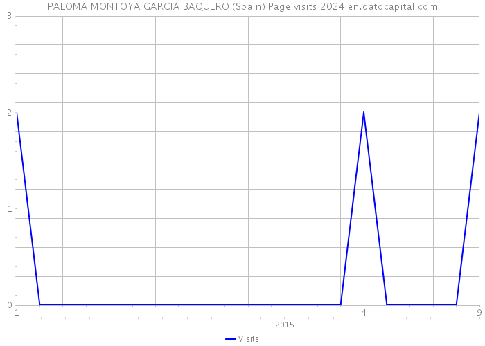 PALOMA MONTOYA GARCIA BAQUERO (Spain) Page visits 2024 
