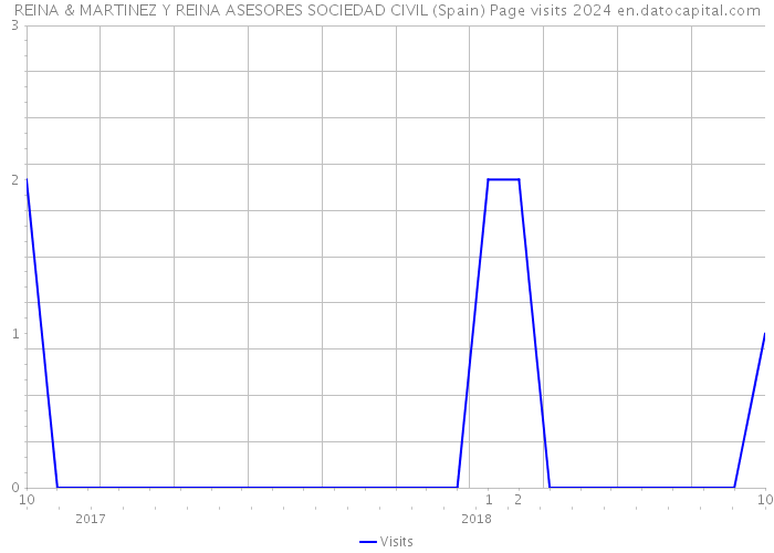 REINA & MARTINEZ Y REINA ASESORES SOCIEDAD CIVIL (Spain) Page visits 2024 