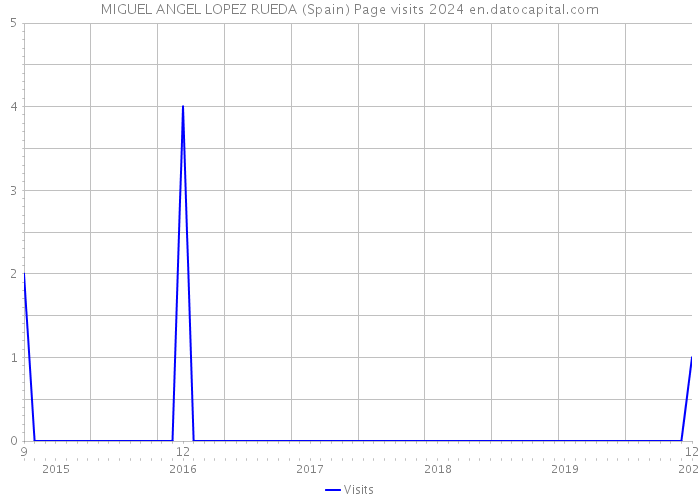 MIGUEL ANGEL LOPEZ RUEDA (Spain) Page visits 2024 