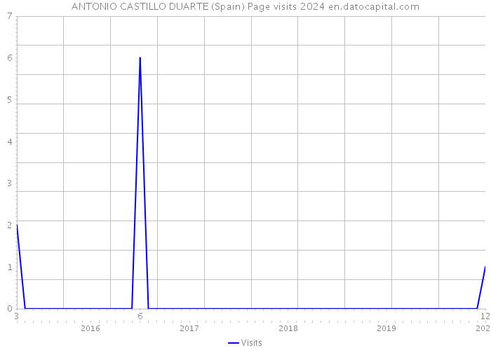 ANTONIO CASTILLO DUARTE (Spain) Page visits 2024 