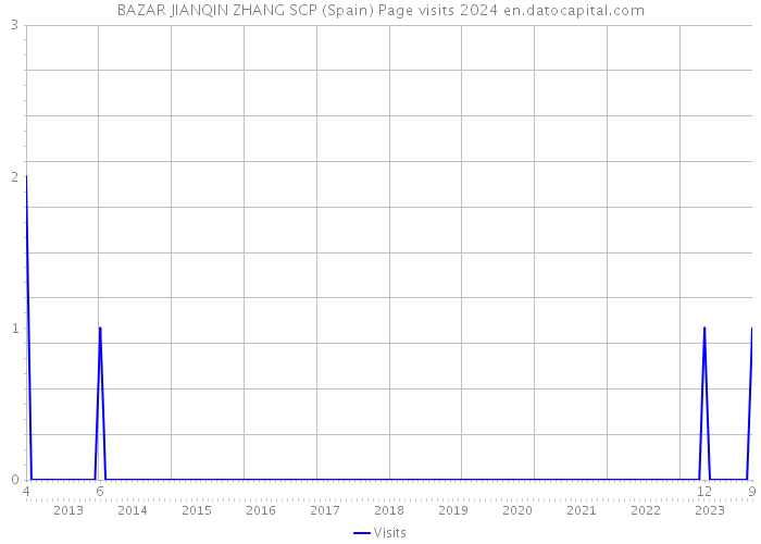 BAZAR JIANQIN ZHANG SCP (Spain) Page visits 2024 