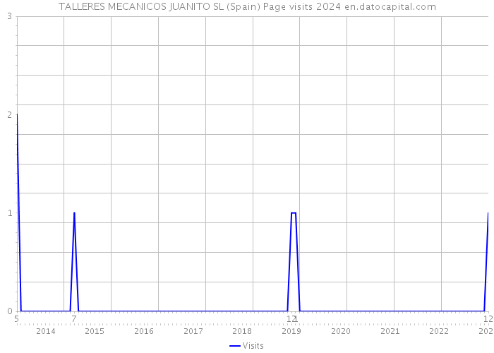 TALLERES MECANICOS JUANITO SL (Spain) Page visits 2024 