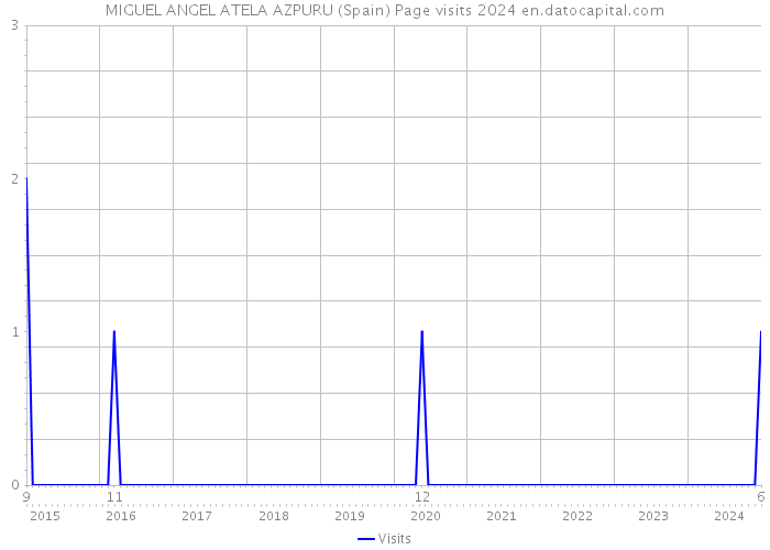 MIGUEL ANGEL ATELA AZPURU (Spain) Page visits 2024 