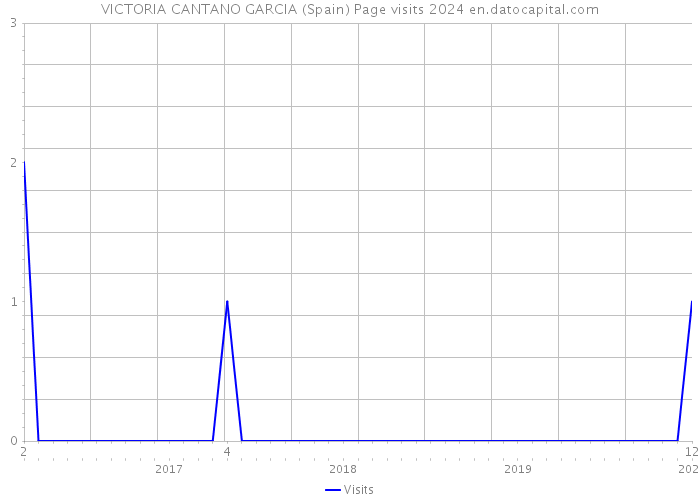 VICTORIA CANTANO GARCIA (Spain) Page visits 2024 