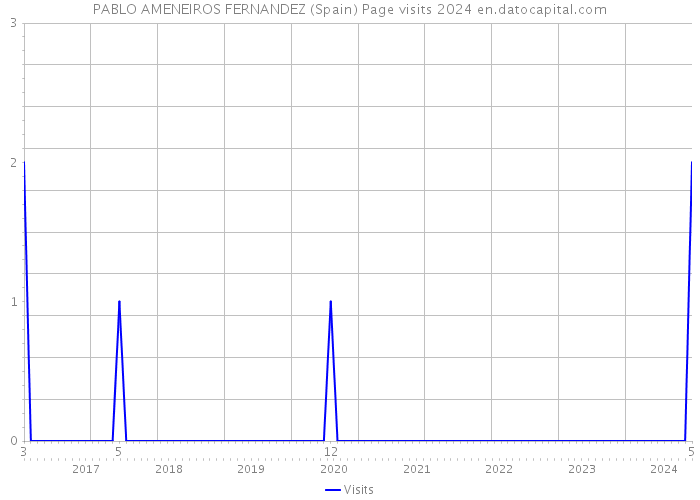 PABLO AMENEIROS FERNANDEZ (Spain) Page visits 2024 