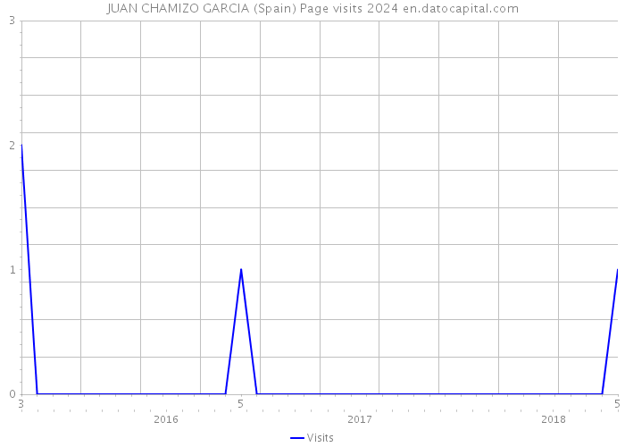 JUAN CHAMIZO GARCIA (Spain) Page visits 2024 