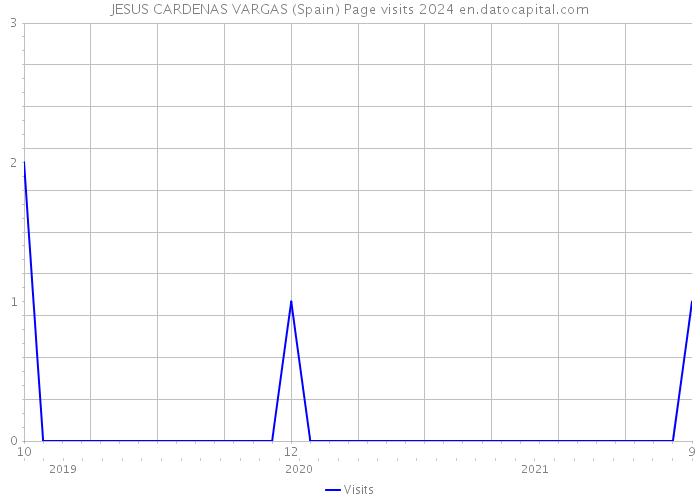 JESUS CARDENAS VARGAS (Spain) Page visits 2024 
