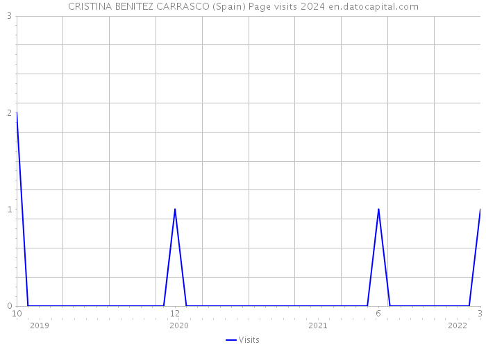 CRISTINA BENITEZ CARRASCO (Spain) Page visits 2024 