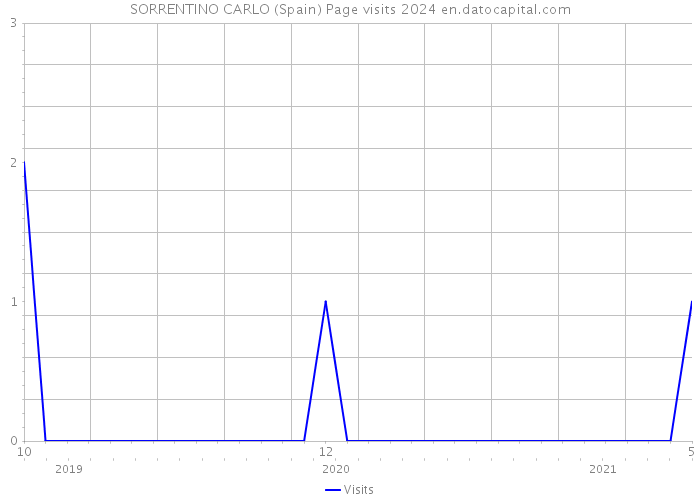SORRENTINO CARLO (Spain) Page visits 2024 