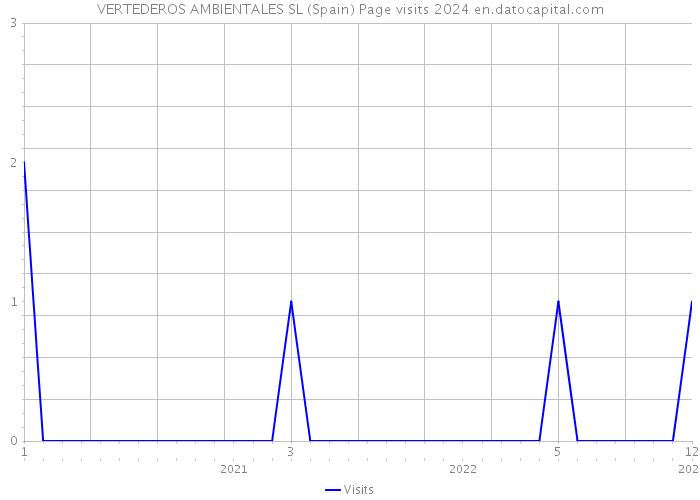 VERTEDEROS AMBIENTALES SL (Spain) Page visits 2024 