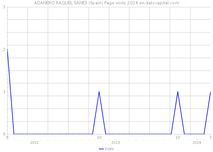 ADANERO RAQUEL SANES (Spain) Page visits 2024 