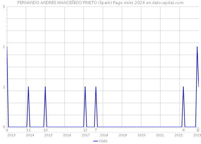 FERNANDO ANDRES MANCEÑIDO PRIETO (Spain) Page visits 2024 