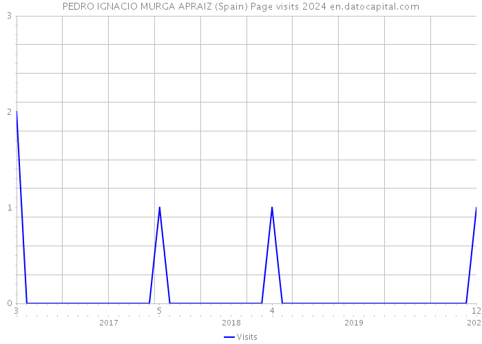 PEDRO IGNACIO MURGA APRAIZ (Spain) Page visits 2024 