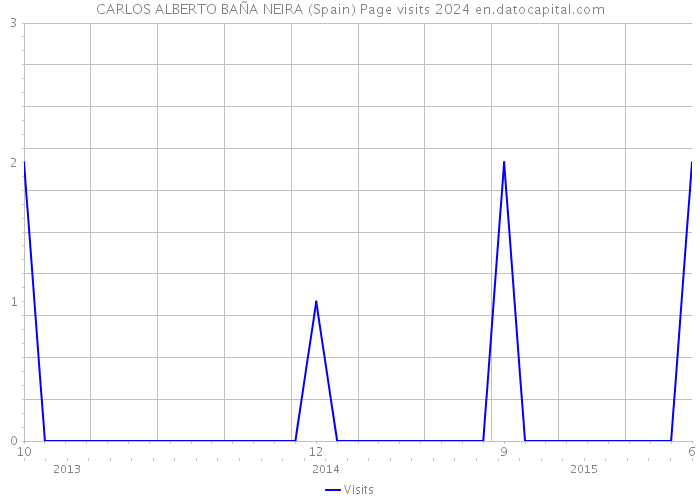 CARLOS ALBERTO BAÑA NEIRA (Spain) Page visits 2024 