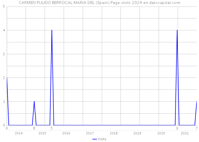 CARMEN PULIDO BERROCAL MARIA DEL (Spain) Page visits 2024 