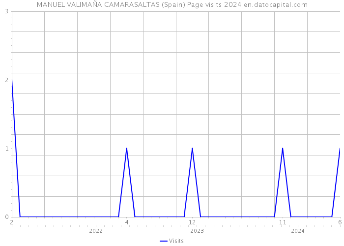 MANUEL VALIMAÑA CAMARASALTAS (Spain) Page visits 2024 