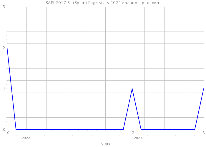 SAPI 2017 SL (Spain) Page visits 2024 