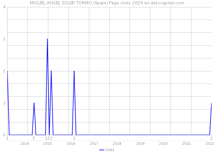 MIGUEL ANGEL SOLER TORMO (Spain) Page visits 2024 
