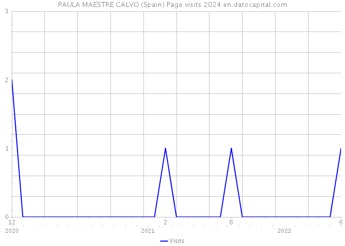 PAULA MAESTRE CALVO (Spain) Page visits 2024 