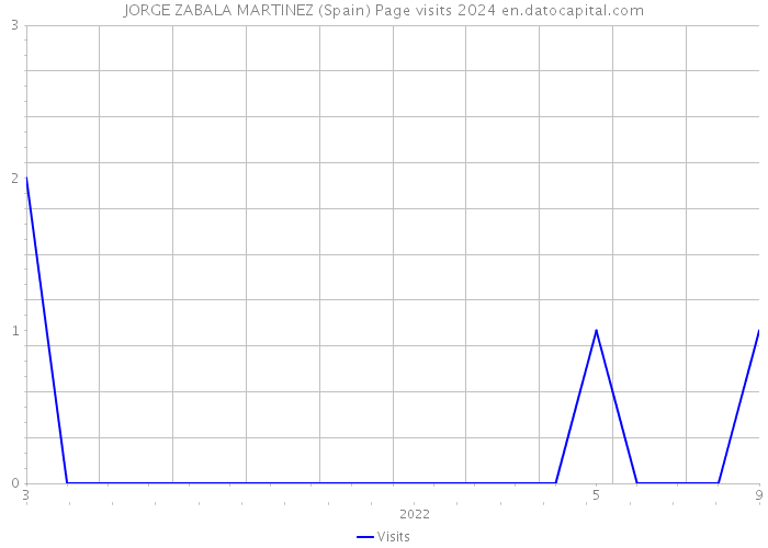 JORGE ZABALA MARTINEZ (Spain) Page visits 2024 