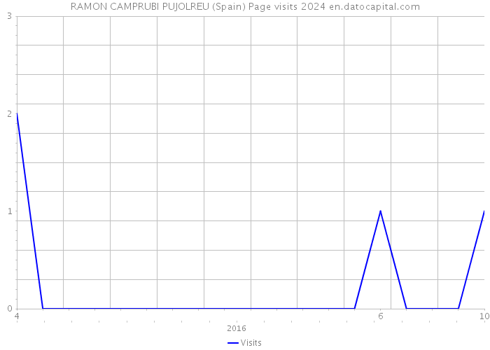 RAMON CAMPRUBI PUJOLREU (Spain) Page visits 2024 