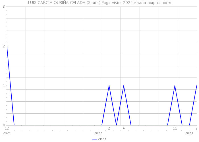 LUIS GARCIA OUBIÑA CELADA (Spain) Page visits 2024 