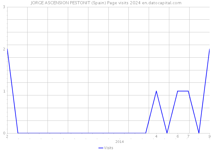 JORGE ASCENSION PESTONIT (Spain) Page visits 2024 