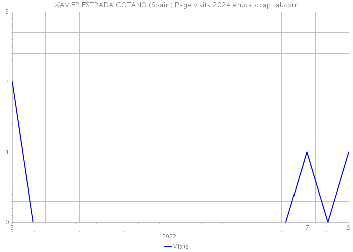 XAVIER ESTRADA COTANO (Spain) Page visits 2024 