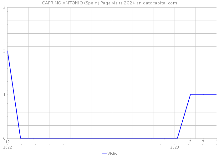 CAPRINO ANTONIO (Spain) Page visits 2024 
