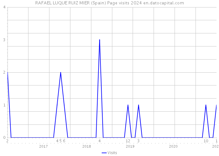RAFAEL LUQUE RUIZ MIER (Spain) Page visits 2024 