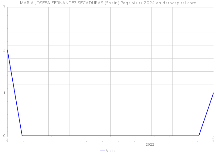 MARIA JOSEFA FERNANDEZ SECADURAS (Spain) Page visits 2024 