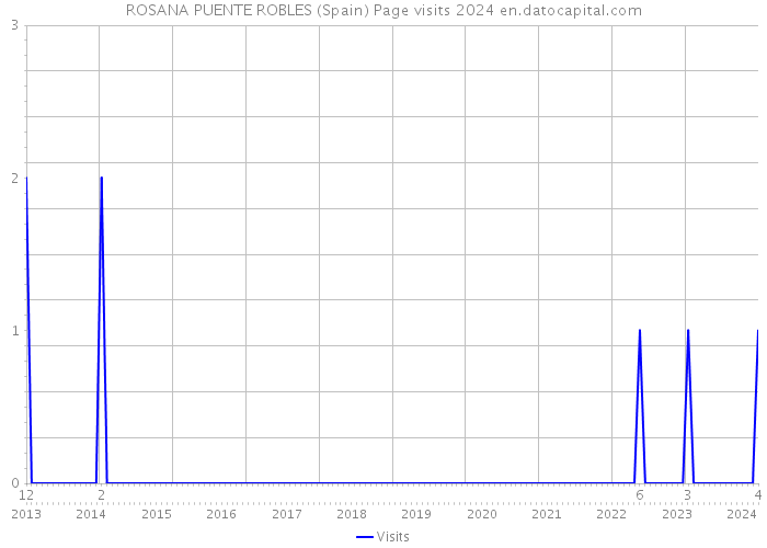 ROSANA PUENTE ROBLES (Spain) Page visits 2024 
