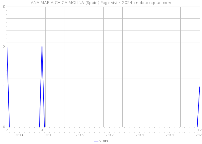 ANA MARIA CHICA MOLINA (Spain) Page visits 2024 