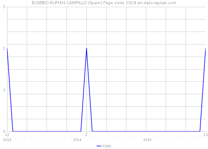 EUSEBIO RUFIAN CAMPILLO (Spain) Page visits 2024 