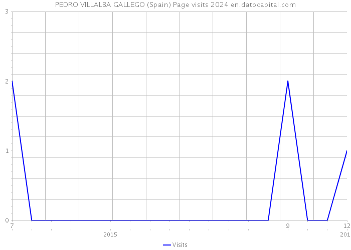 PEDRO VILLALBA GALLEGO (Spain) Page visits 2024 