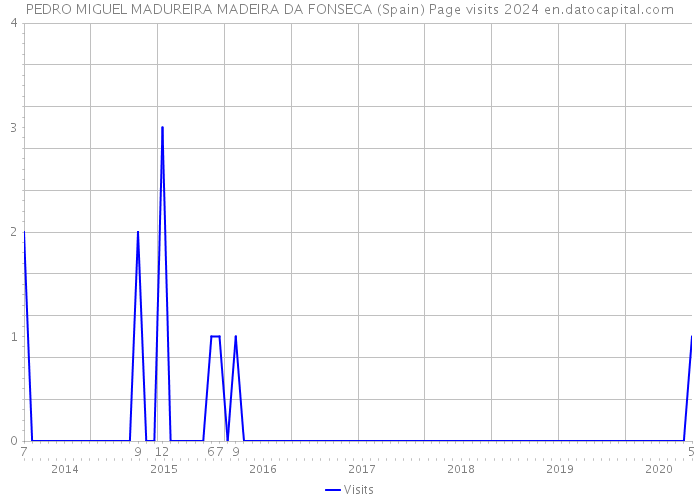 PEDRO MIGUEL MADUREIRA MADEIRA DA FONSECA (Spain) Page visits 2024 