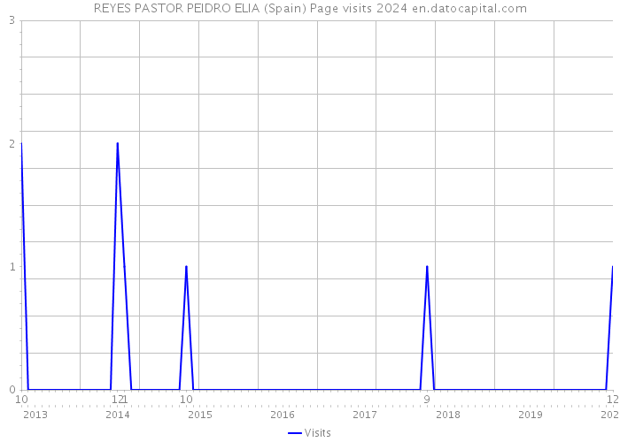 REYES PASTOR PEIDRO ELIA (Spain) Page visits 2024 