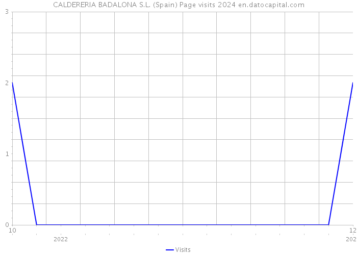 CALDERERIA BADALONA S.L. (Spain) Page visits 2024 