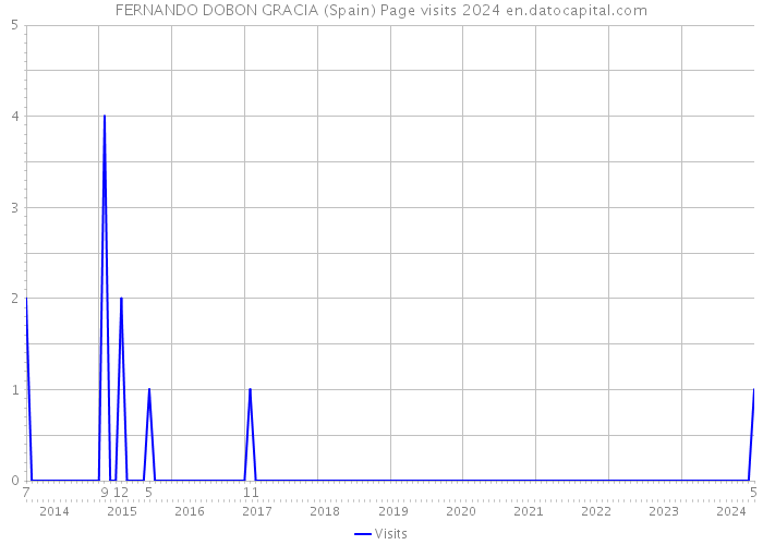 FERNANDO DOBON GRACIA (Spain) Page visits 2024 
