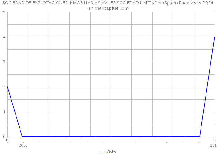 SOCIEDAD DE EXPLOTACIONES INMOBILIARIAS AVILES SOCIEDAD LIMITADA. (Spain) Page visits 2024 