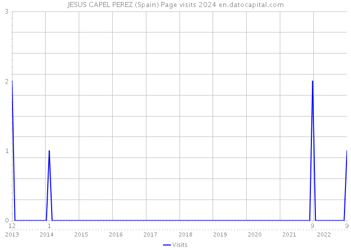 JESUS CAPEL PEREZ (Spain) Page visits 2024 