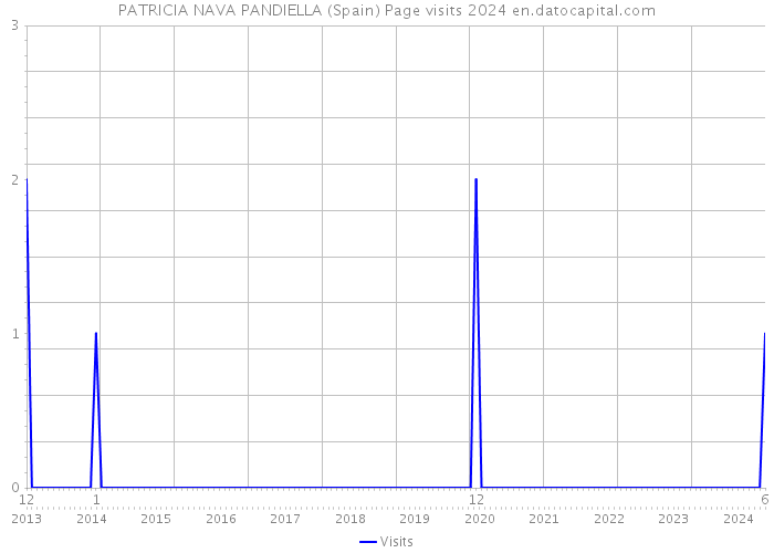 PATRICIA NAVA PANDIELLA (Spain) Page visits 2024 