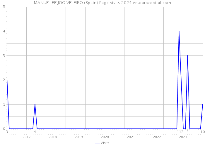 MANUEL FEIJOO VELEIRO (Spain) Page visits 2024 