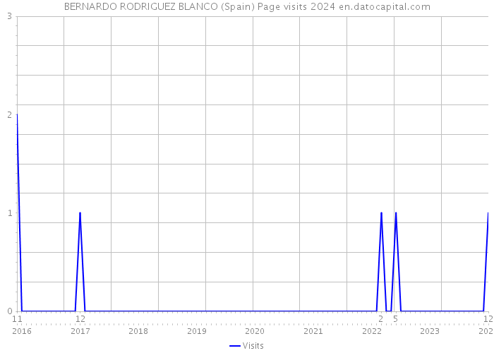 BERNARDO RODRIGUEZ BLANCO (Spain) Page visits 2024 