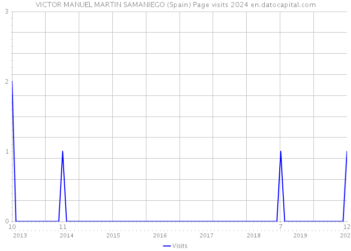 VICTOR MANUEL MARTIN SAMANIEGO (Spain) Page visits 2024 