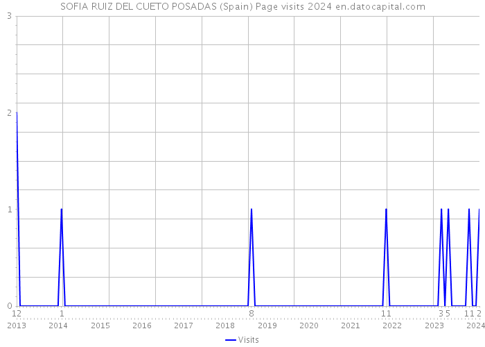 SOFIA RUIZ DEL CUETO POSADAS (Spain) Page visits 2024 