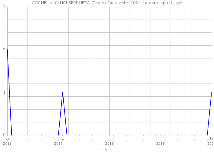 CORNELIA YANCI BERRUETA (Spain) Page visits 2024 